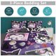 thumbnail image 2 of Kuromi Bedding Sets Duvet Cover 3D Printed Lightweight 3 Piece Comforter Sets for Kids Boys Girls Twin, 2 of 5