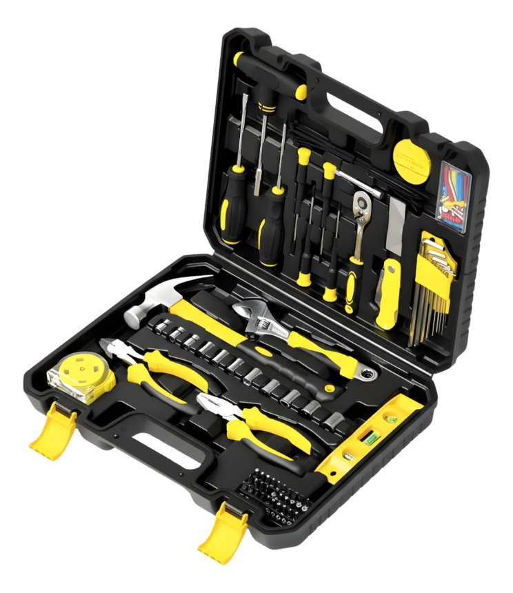 Genérico - Kit Herramientas Mecánicas Manuales Combinadas Maletín Jhn