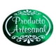 thumbnail image 1 of Sticker Producto Artesanal Verde 100un 38mm, 1 of 2