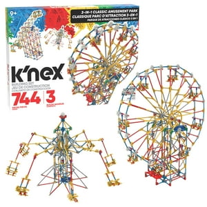 Basic Fun - Set De Construcción K'Nex Education Stem Explorations Parque De Atracciones 3 En 1
