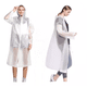 thumbnail image 2 of Portátil capa poncho para la lluvia 100% impermeable duro 2P, blanco, 2 of 3