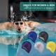 thumbnail image 5 of Gorro de natación unisex para cabello corto y largo, de silicona, con orejas que cubren, para mujeres, hombres, niños y adultos., 5 of 5