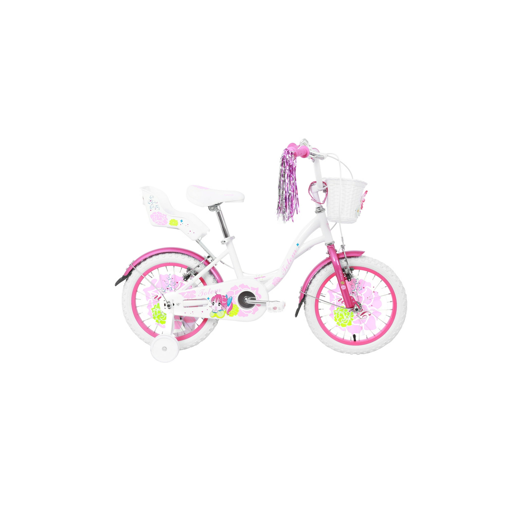 Totem - Bicicleta Infantil Aro 16 Pretty Girl Color Blanco