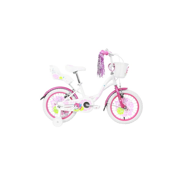 Bicicleta Infantil Aro 16 Pretty Girl Color Blanco