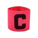 thumbnail image 4 of Banda elástica para capitán de fútbol genérica 33 × 7 cm rojo rosado - paquete de 5, 4 of 6