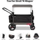 thumbnail image 3 of Folleto de radio Stroller Wagon, plegable, negro, negro, para niños, 3 of 9