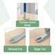 thumbnail image 3 of Extractor de clavos Bates Choice de 20 cm con mango de acero forjado, 3 of 6