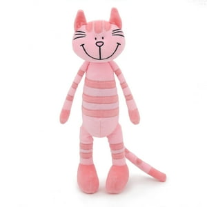 Peluche De Gato Rosa Abrazable Mr Vivicare De 13 Cm