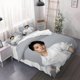 thumbnail image 1 of 3pcs Amber Liu Printed Duvet Cover Set Includes Duvet Cover and Pillowcases, 1 of 1