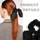 thumbnail image 3 of 6 coleteros de satén con lazo para el pelo, coleteros elásticos con forma de conejo, para mujer, accesorios, 3 of 7