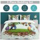 thumbnail image 5 of Plants Vs Zombies Quilt Set Thicken Soft 3 Pieces Bedding Set All Season Duvet Cove with 2 Pillowcases for Adult Women Girls Teens Home Room Decor, 5 of 5