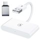 thumbnail image 1 of El Adaptador Inalámbrico Car Play Se Convierte Con Cable En Adaptador Inalámbrico Car Play Dongle Blanco, 1 of 5