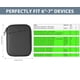 thumbnail image 2 of Funda para tablet TimoVo para Kindle Paperwhite de 6 a 7 pulgadas, color gris, 2 of 8
