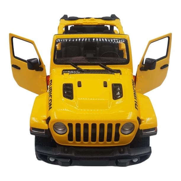 Auto a control remoto JEEP Wrangler JL Escala 1:14 amarillo Tamano