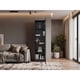 thumbnail image 2 of Mueble Vitrina 1 Puerta Vidrio Home 180,6x45x31,3 Cm Wengue, 2 of 4