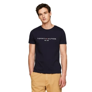 Camiseta Tommy Hilfiger Con El Logotipo Bordado De Sky Captain Para Hombre