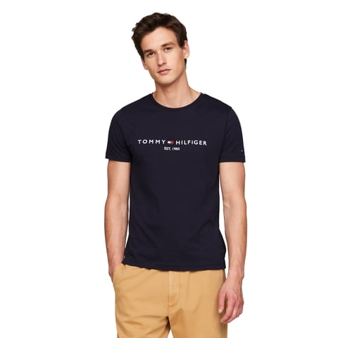 Camiseta Tommy Hilfiger Con El Logotipo Bordado De Sky Captain Para Hombre