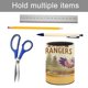thumbnail image 5 of Spirit Rangers-theme Cylinder Pen Holder Pencil Organizer with Flannel Lining PVC Leather Material Cardboard Base for study work 10*8CM, 5 of 6