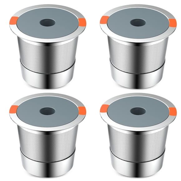 Vasos K reutilizables para cafeteras Keurig 1.0 y 2.0 de una sola taza