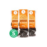 Ambrosia Spa - Pack 5, Chocolate Montoncito Bitter 60% Y Maní 100Gr