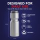 thumbnail image 4 of Botella 50 Strong 620 ml (6 unidades) plateada sin BPA, 4 of 9