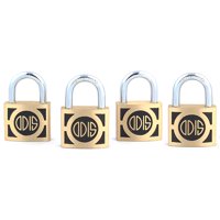 Pack 4 Candados Odis 340 40Mm - Llaves Iguales