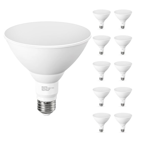 Bombilla LED GvvooHome PAR38 13W Blanco Brillante 10 unidades