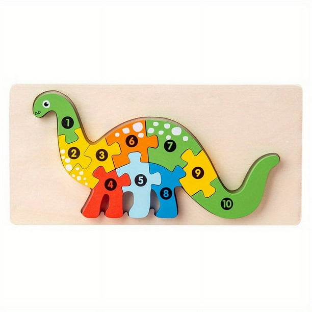 Wooden Early Education Cognition Children's Educational Toys Building Blocks, Animal Traffic Shape Matching 3d Three-dimensional Puzzle