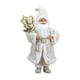 thumbnail image 4 of Figura de Papá Noel de pie, decoración de mesa navideña, decoración de mesa tradicional, muñeco de Papá Noel, adorno navideño para festival, Blanco, 4 of 5