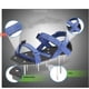thumbnail image 2 of Aerador de césped con correas ajustables - para aeración de césped o como zapatos de tornillo - Zapatos de aerador de césped como herramienta de aerador perfecta de césped (suela negra + cor, 2 of 3