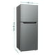 thumbnail image 3 of Refrigerador No Frost 220L Brutos Inox RMN220PVLRX0 Mabe, 3 of 9
