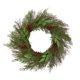 thumbnail image 1 of Corona artificial Nearly Natural de cedro y ruscus de 50 cm con bayas, 1 of 4