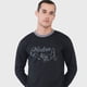 thumbnail image 3 of Polera Hombre Print M/L Negro Corona, 3 of 5