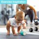 thumbnail image 2 of Asiento de coche para bebés con sonajero para gimnasio, iPlay iLearn, 7P, dentición, 3-6 m, 2 of 7