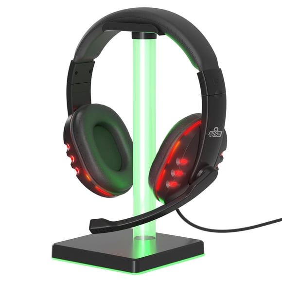Audífonos gamer RGB GAME PUNK Royale-Duo con micrófono y soporte LED