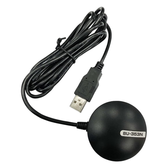 Receptor GPS GlobalSat BU-353N USB para Android, negro