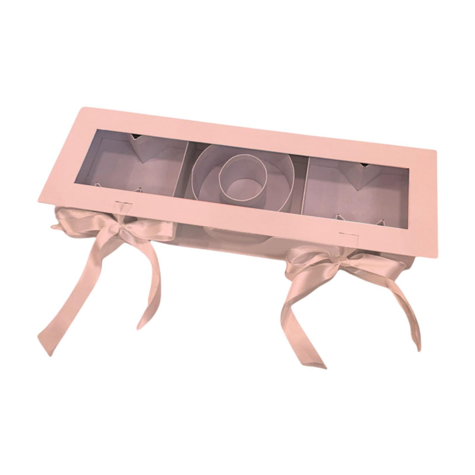 Bothyi - Caja De Flores Vacía Con Forma De Letra Para Mamá, Caja De Flores Para Mamá Rellenable Para Regalo De Cumpleaños, Color Rosa