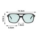 thumbnail image 2 of Gafas de sol vintage para mujer Gafas de sol retro, 2 of 5
