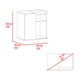 thumbnail image 3 of Velador Con 1 Puerta Fm 65x65x40 Cm Café Claro, 3 of 3