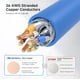 thumbnail image 5 of Cable Ethernet Matters Cat 6A, 10 Gbps, 9 m, blindado, azul, 5 of 8