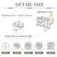 thumbnail image 2 of Cubic Zirconia Clip-On Earrings for Women, Hypoallergenic and Comfortable, 2 of 3
