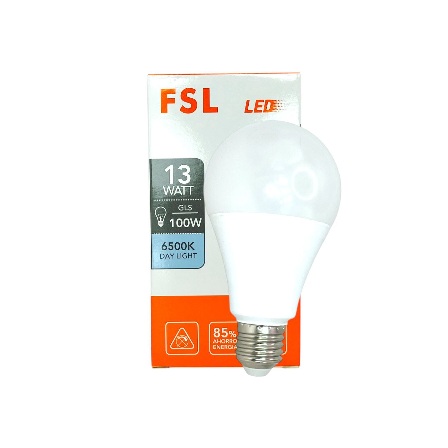 Pack X3 Ampolletas Led A70 13w E27 Universal Luz Fria Fsl