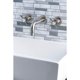 thumbnail image 4 of Grifo de baño Kingston Brass Essex de montaje en pared, níquel cepillado, 4 of 9