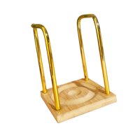 Magideal - Portavasos De Papel De Mesa De Pie, Ahorra Espacio, Organizador De Almacenamiento, Estante Para Tazas De Café Para Restaurantes, Hoteles, Cafeterías, Ranura De Oro 1