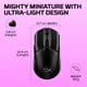 thumbnail image 3 of Mini ratón inalámbrico para juegos HyperX Pulsefire Haste 2, 59 g, 3 of 8