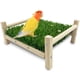 thumbnail image 1 of Posadero para aves FlidRunest 23×20 cm Juguete de forraje con hierba, 1 of 5