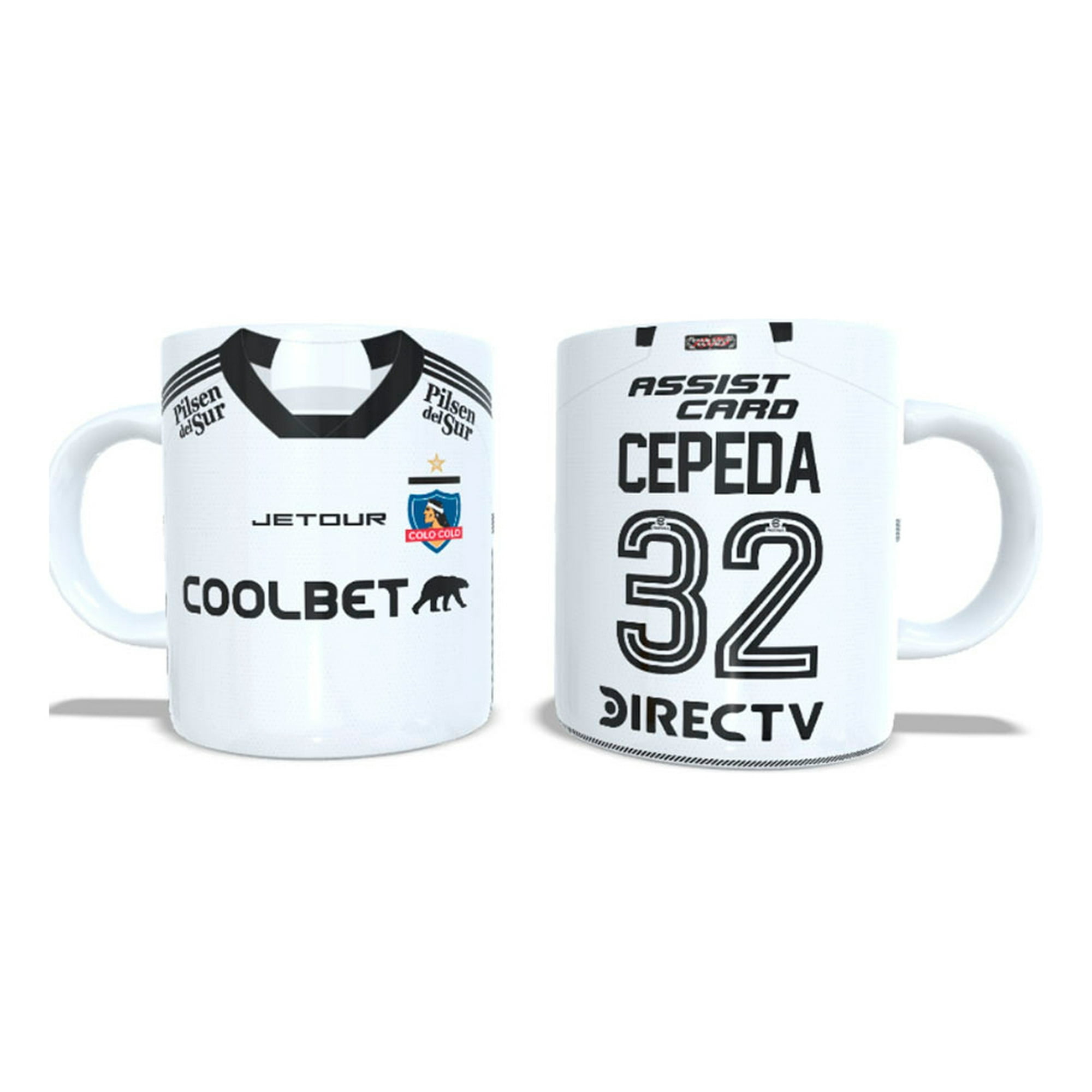 Arumistorechile - Tazon Taza + Porta Vaso Colocolo 2024 - Lucas Cepeda