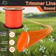 thumbnail image 3 of Línea para desbrozadora KAKO de nylon 0,095" naranja, carrete de 450 m, 2,3 kg, 3 of 7