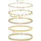 thumbnail image 1 of Pulseras Delicadas de Plata Esterlina 925 para Mujer, Paquete de Moda Regalos para Mujer, 1 of 7