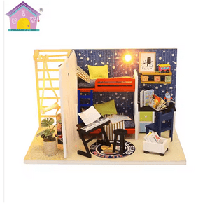 China - Casita Miniatura ""Future Space"" – Dormitorio Juvenil Diy Con Luces Led S901